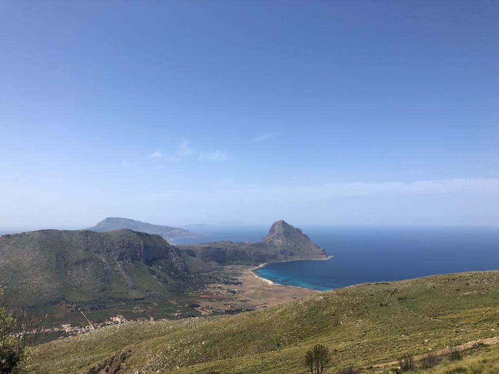Blick vom Sentiere di Monte passo di lupo